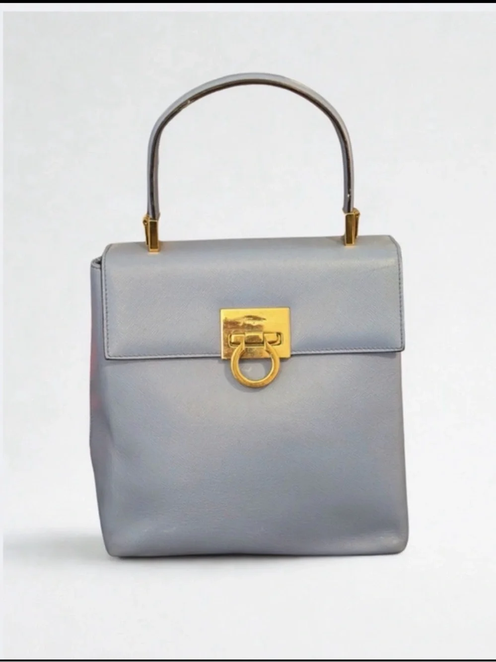 Salvatore Ferragamo Gancini Top Handle Bag